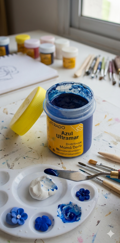 Pigmento Azul Ultramarino 15g Mamá Dora