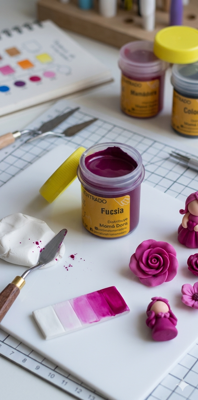 Pigmento Fucsia 15g Mamá Dora