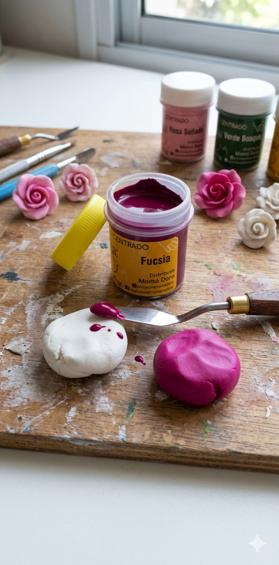 Pigmento Fucsia 15g Mamá Dora