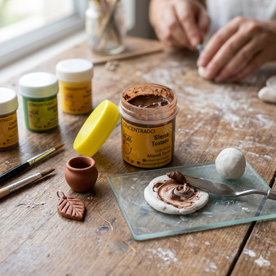 Pigmento Siena Tostado 15g Mamá Dora