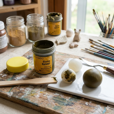 Pigmento Siena Natural 15g Mamá Dora