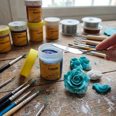 Pigmento Turquesa 15g Mamá Dora