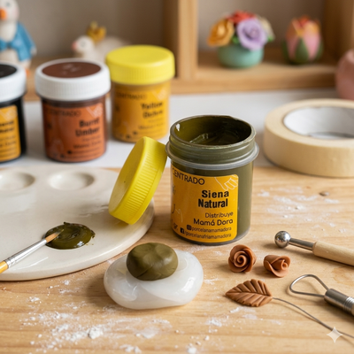 Pigmento Siena Natural 15g Mamá Dora