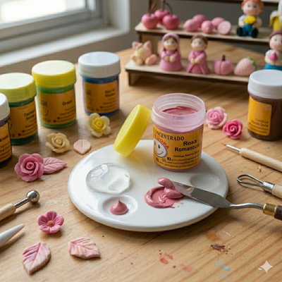 Pigmento Rosa Romántico 15g Mamá Dora