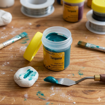 Pigmento Turquesa 15g Mamá Dora