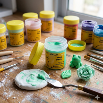 Pigmento Verde Pastel 15g Mamá Dora