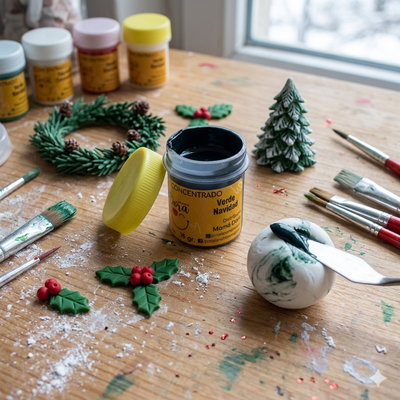 Pigmento Verde Navidad 15g Mamá Dora