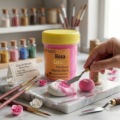 Pigmento Rosa Cereza 15g Mamá Dora