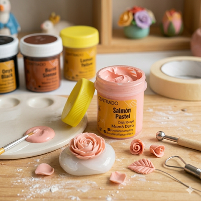 Pigmento Salmón Pastel 15g Mamá Dora
