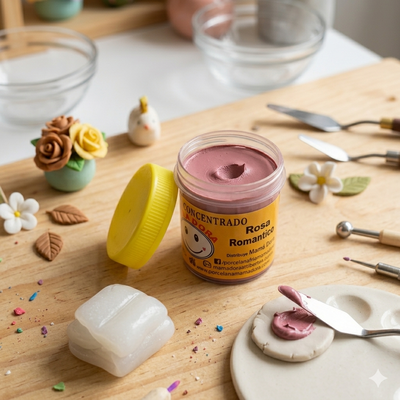 Pigmento Rosa Romántico 15g Mamá Dora