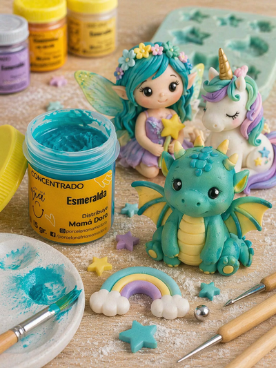 Pigmento Esmeralda 15g Mamá Dora