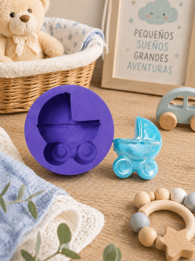 Molde Multiuso Silicona COCHECITO BEBE N° 116 Mamá Dora