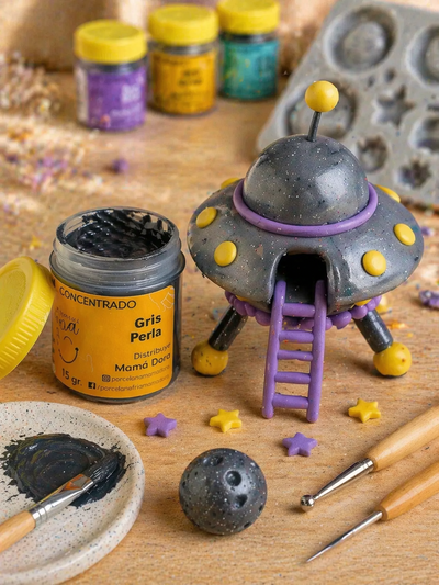 Pigmento Gris Perla 15g Mamá Dora