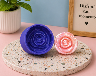 Molde Multiuso Silicona ROSA GRANDE N° 108 Mamá Dora