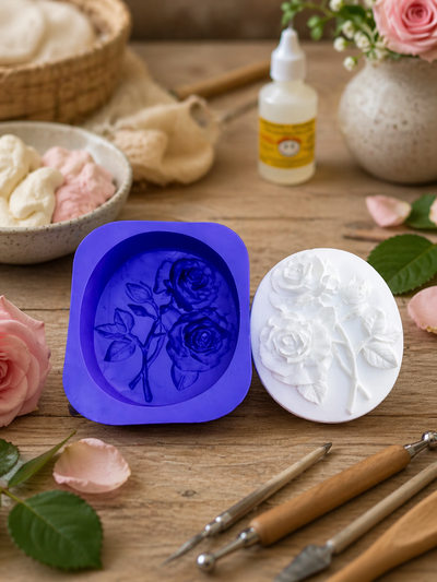 Molde Multiuso Silicona ROSAS N° 102 Mamá Dora