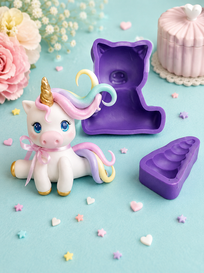 Molde Silicona UNICORNIO MULTIFUNCION N° 39 Mamá Dora