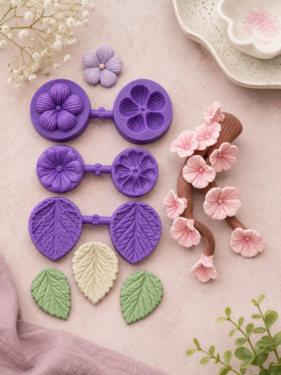 Molde Silicona FLORES 5 PETALOS N° 54 Mamá Dora