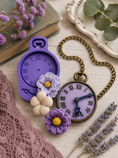 Molde Silicona RELOJ ANTIGUO N° 143 Mamá Dora