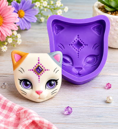 Molde Silicona MOLDE GATO N° 49 Mamá Dora