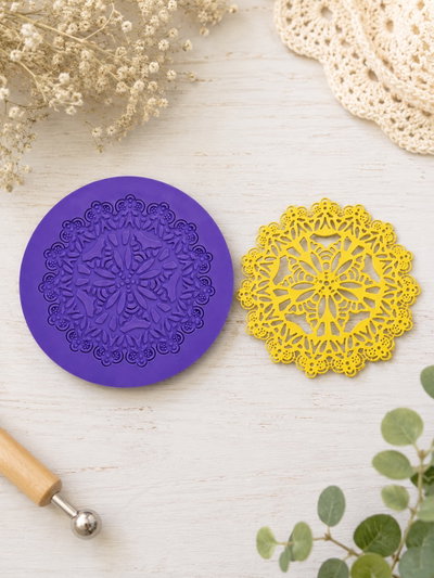 Molde Silicona Puntilla MANDALA N° 21 Mamá Dora