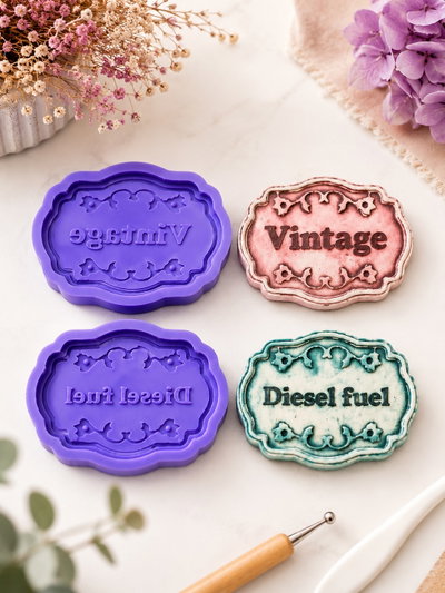 Molde Silicona FRASES DECORATIVAS VINTAGE Y DIESEL FULL N° 131 Mamá Dora