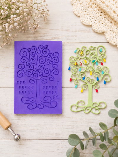 Molde Silicona Puntilla ARBOL DE LA VIDA N° 12 Mamá Dora