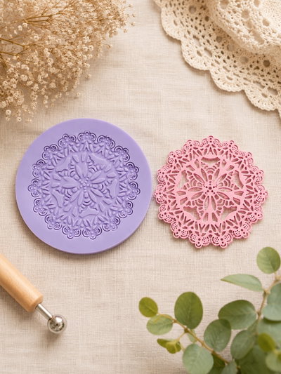 Molde Silicona Puntilla MANDALA N° 21 Mamá Dora