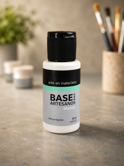 Base Blanca para Porcelana Fría 50ml – Preparación de Superficie