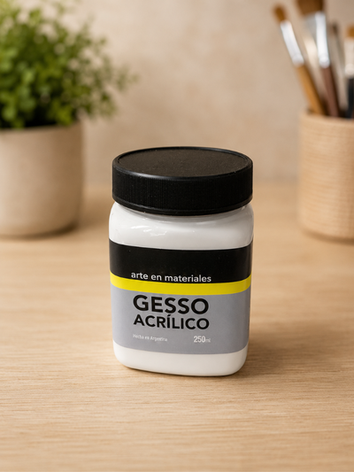 Gesso Acrílico para Porcelana Fría 250ml – Preparación Profesional