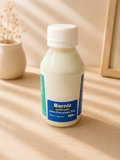 Barniz Porcelana Satinado 125ml – Acabado Profesional