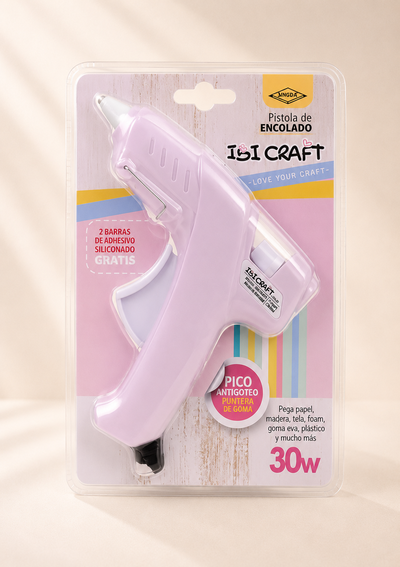 Pistola Encoladora 30W para Porcelana Fría y Manualidades