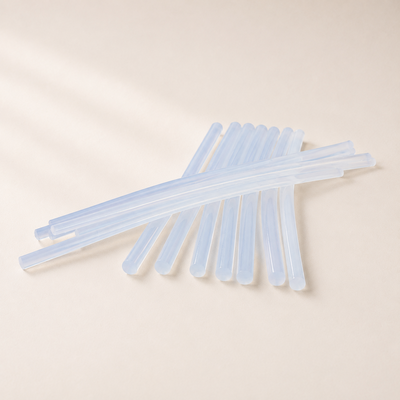 Barras de Silicona Cristal 11,2mm x 27cm para Porcelana Fría (39 Unidades)