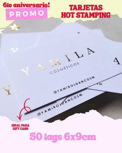 Tags hot stamping