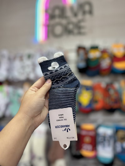 Osito rombo azul