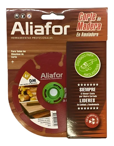 Disco Corte Madera Aliafor Woody 4.5" 115mm 