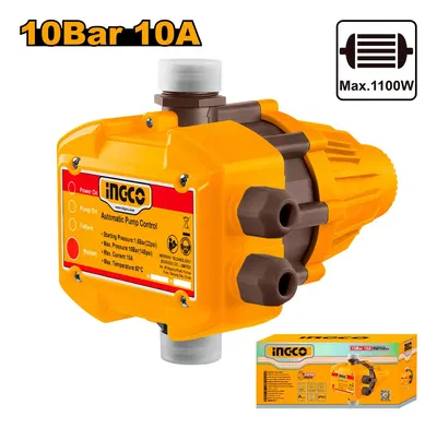 CONTROL AUTOMATICO DE PRESION 1.5 BAR 1100W · INGCO