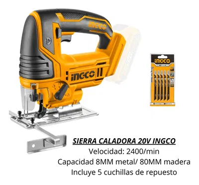 SIERRA CALADORA 20V - NO INCLUYE CARGADOR NI BATERIA