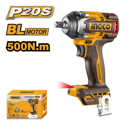 LLAVE DE IMPACTO 20V 1/2" 500NM - SIN CARBONES - SIN BAT. NI CARG