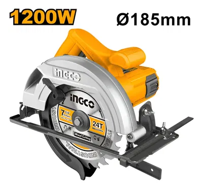 SIERRA CIRCULAR 185MM - 7 1/4" - 1200W · INGCO