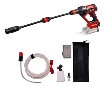 Hidrolavadora Inalámbrica Hypresso+starter Kit 4.0ah Einhell Rojo