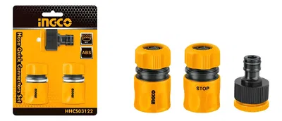 JUEGO DE ACOPLES MANGUERA 1/2" • INGO
