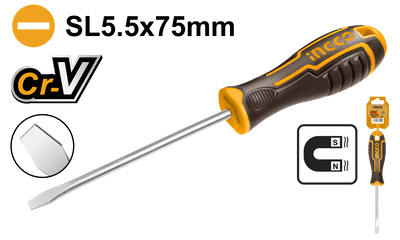 DESTORNILLADOR CR-V SL5.5*75mm • INGCO