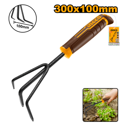 RASTRILLO FINO PARA JARDIN 100 MM • INGCO