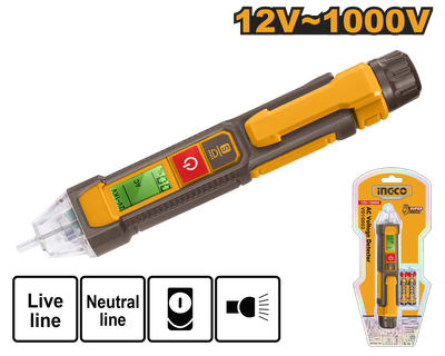 DETECTOR DE VOLTAJE CA - LED • INGCO