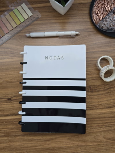 Cuaderno Discos BLANCO y NEGRO