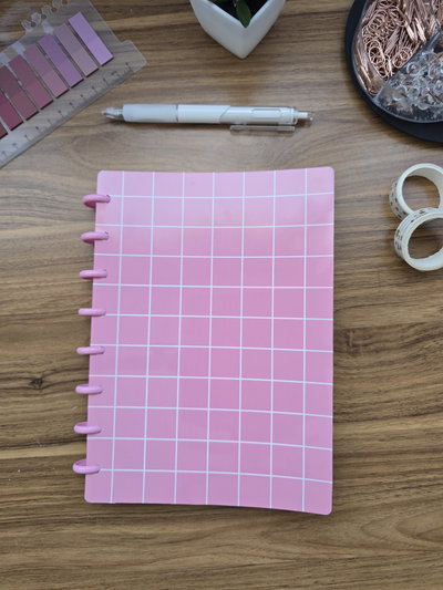 Cuaderno Discos ROSA