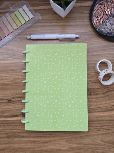 Cuaderno Discos PISTACHO