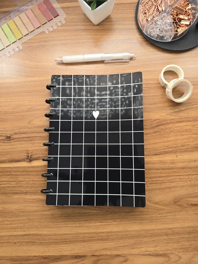 Cuaderno Discos NEGRO