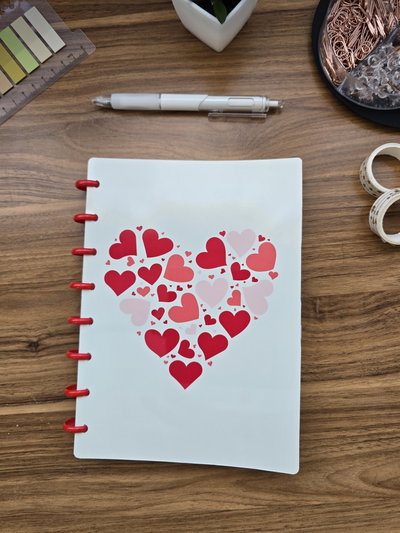 Cuaderno Discos ROJO