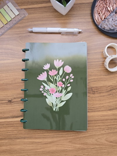 Cuaderno Discos VERDE INGLES